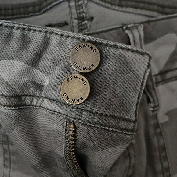 Rewind Utility Jeggings Juniors Size 1/25W - Picture 12 of 13